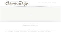 Desktop Screenshot of caramiadesign.com